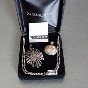 Suspicion Necklace Set-NIB